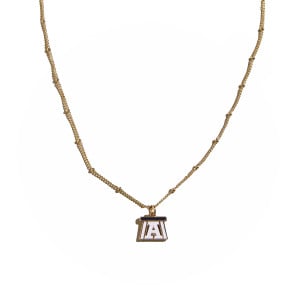 Block A Charm Necklace